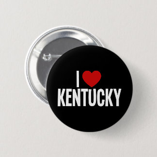 I Heart Kentucky Ronde Knop Button 5,7 Cm