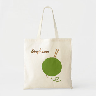 I Heart Knitting Bag Tote Bag