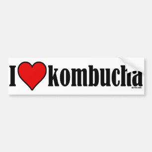 I Heart Kombucha Bumpersticker