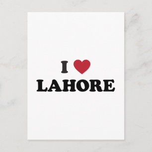I Heart Lahore Pakistan Briefkaart