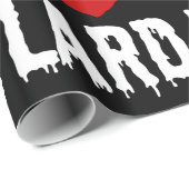 I HEART-LARD CADEAUPAPIER (Rol Hoek)