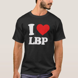 I Heart LBP Ik hou van LBP Funny T-shirt