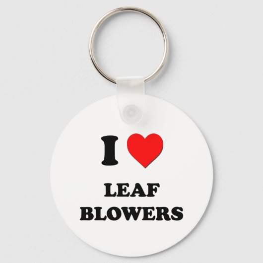 I Heart Leaf Blowers Sleutelhanger (Voorkant)