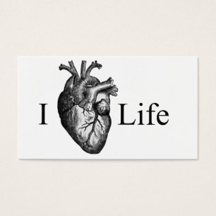 I Heart Life Visitekaartjes