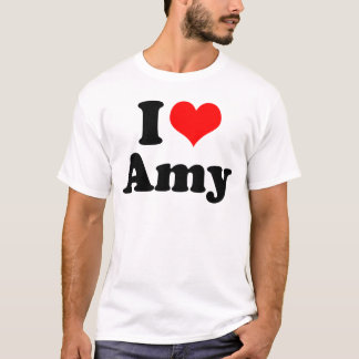 I Heart/Love Amy T-shirt