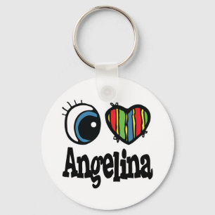 I Heart (Love) Angelina Sleutelhanger