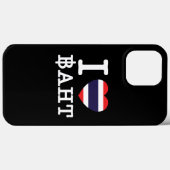 I Heart (Love) Baht Case-Mate iPhone Case (Achterkant (horizontaal))