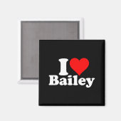 I Heart Love Bailey Magneet (Voorkant / Achterkant)