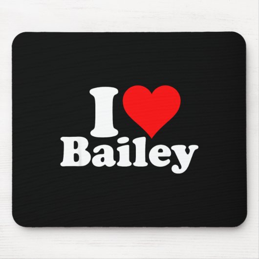 I Heart Love Bailey Muismat (Voorkant)