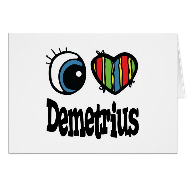 I Heart (Love) Demetrius (Devant horizontal)