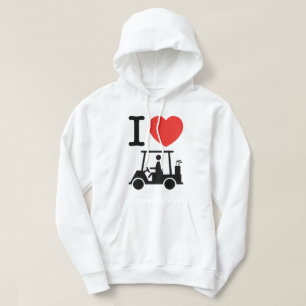 I Heart (Love) Golf Cart Hoodie