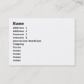 I Heart (Love) Golf Cart Visitekaartje (Voorkant)