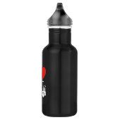 I Heart (Love) Golf Cart Waterfles (Rechts)