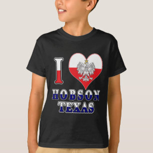 I Heart Love Hobson Texas T-shirt