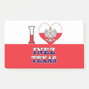 I Heart Love Inez Texas Post-it® Notes