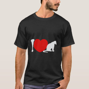 I Heart Love Jaguars Wild Big Cat Oerwoud Animal W T-shirt