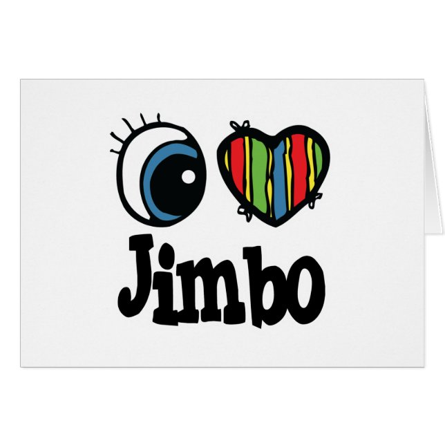 I Heart (Love) Jimbo (Devant horizontal)