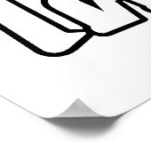 I Heart (Love) Khorat, Isan, Thailand Poster (Hoek)