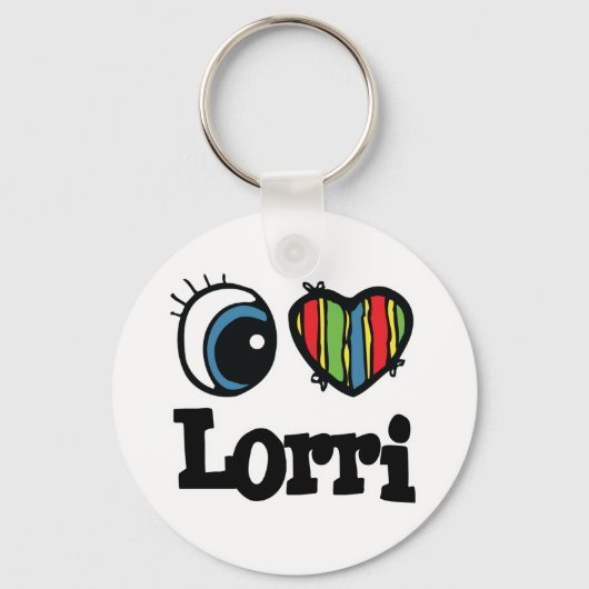 I Heart (Love) Lorri Sleutelhanger (Voorkant)