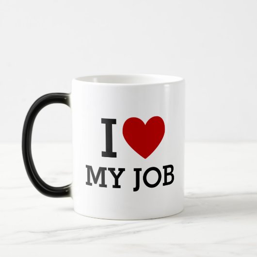 I Heart Love My Job Mug – Positive Office Gift (Gauche)