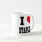 I HEART (LOVE) nietjes Koffiemok (Voorkant rechts)