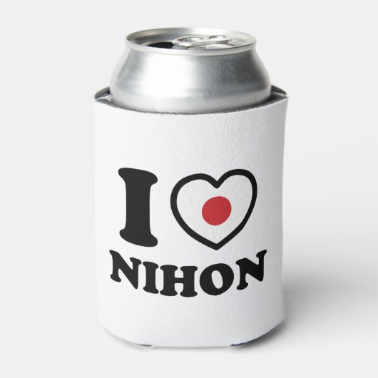 I HEART [LOVE] NIHON KOELBOX BLIKJESKOELER (Blikje Voorkant)