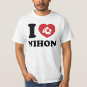 I HEART [LOVE] NIHON T-SHIRT (Voorkant)