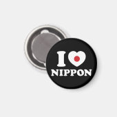 I HEART [LOVE] NIPPON MAGNEET (Voorkant / Achterkant)