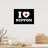 I HEART [LOVE] NIPPON-POSTER POSTER (Keuken)