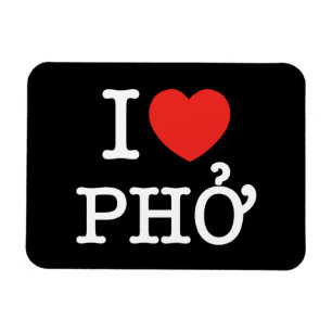 I Heart (Love) Pho Magneet