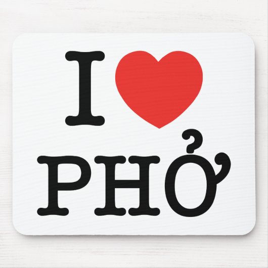 I Heart (Love) Pho Muismat (Voorkant)