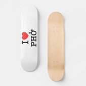 I Heart (Love) Pho Skateboard (Voorkant)