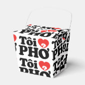 I Heart (Love) Pho (Tôi ❤ PHỞ) Vietnamese taal Bedankdoosjes (Voorkant Zijde)