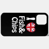 I Heart [Love] Poisson & Chips Coque-Mate coque ip (Verso (horizontal))