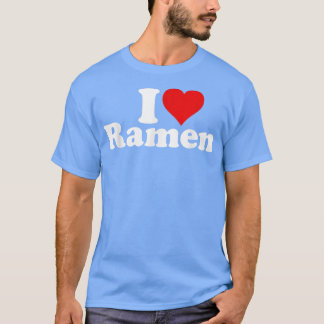 I HEART LOVE RAMEN JAPANESE NOODLEN T-SHIRT
