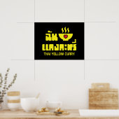 I Heart (Love) Thai Yellow Curry Poster (Keuken)