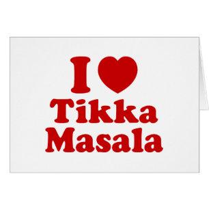I Heart (Love) Tikka Masala Kaart