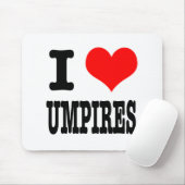 I HEART (LOVE) UMPIRES MUISMAT (Met muis)