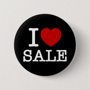 I HEART [LOVE] VERKOOP BUTTON