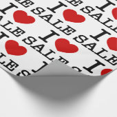 I HEART [LOVE] VERKOOP CADEAUPAPIER (Hoek)