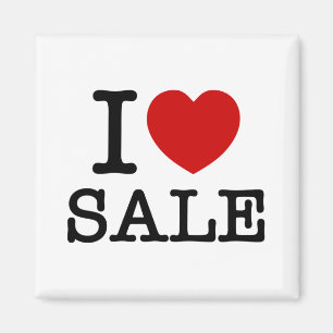 I HEART [LOVE] VERKOOP MAGNEET