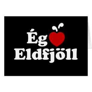 I Heart (Love) Volcanoes [Ég Elska Eldfjöll] Kaart