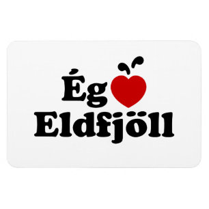 I Heart (Love) Volcanoes (Ég Elska Eldfjöll) Magneet