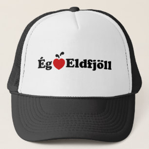 I Heart (Love) Volcanoes (Ég Elska Eldfjöll) Trucker Pet