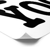 I HEART (LOVE) YOGA POSTER (Hoek)