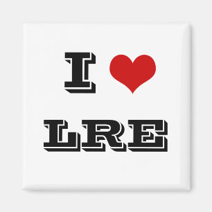 I Heart LRE riverside estert magnet Magneet