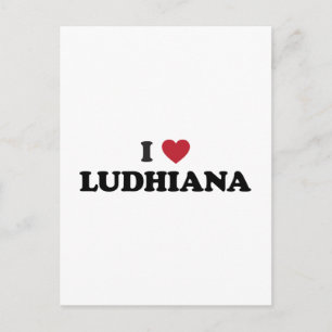 I Heart Ludhiana India Briefkaart