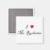 I Heart M. Rochester aimant (Recto/Verso)
