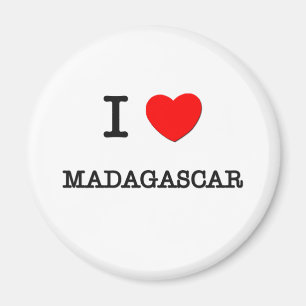 I HEART MADAGASCAR MAGNEET
