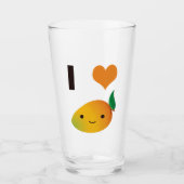 I Heart Mango Glas (Voorkant)